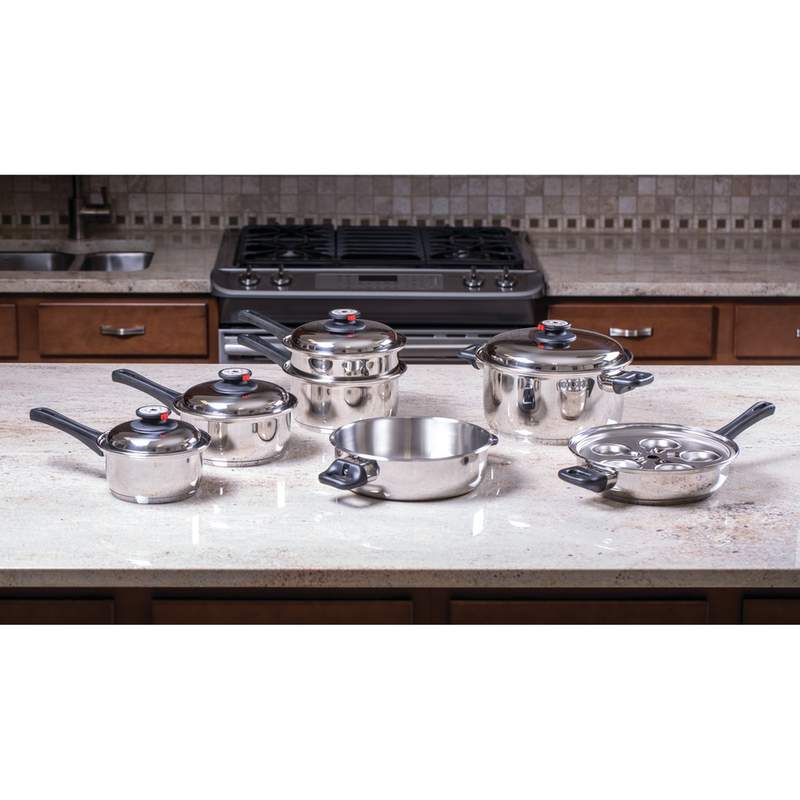 17PC 9 ELEM WATERLESS COOKWARE