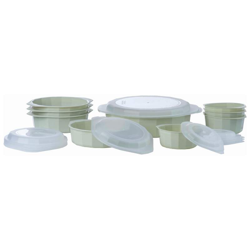 18PC MICROWAVE COOKWARE SET