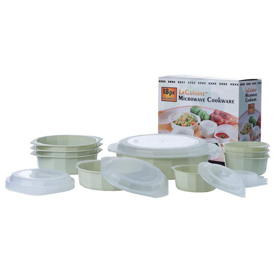 18PC MICROWAVE COOKWARE SET