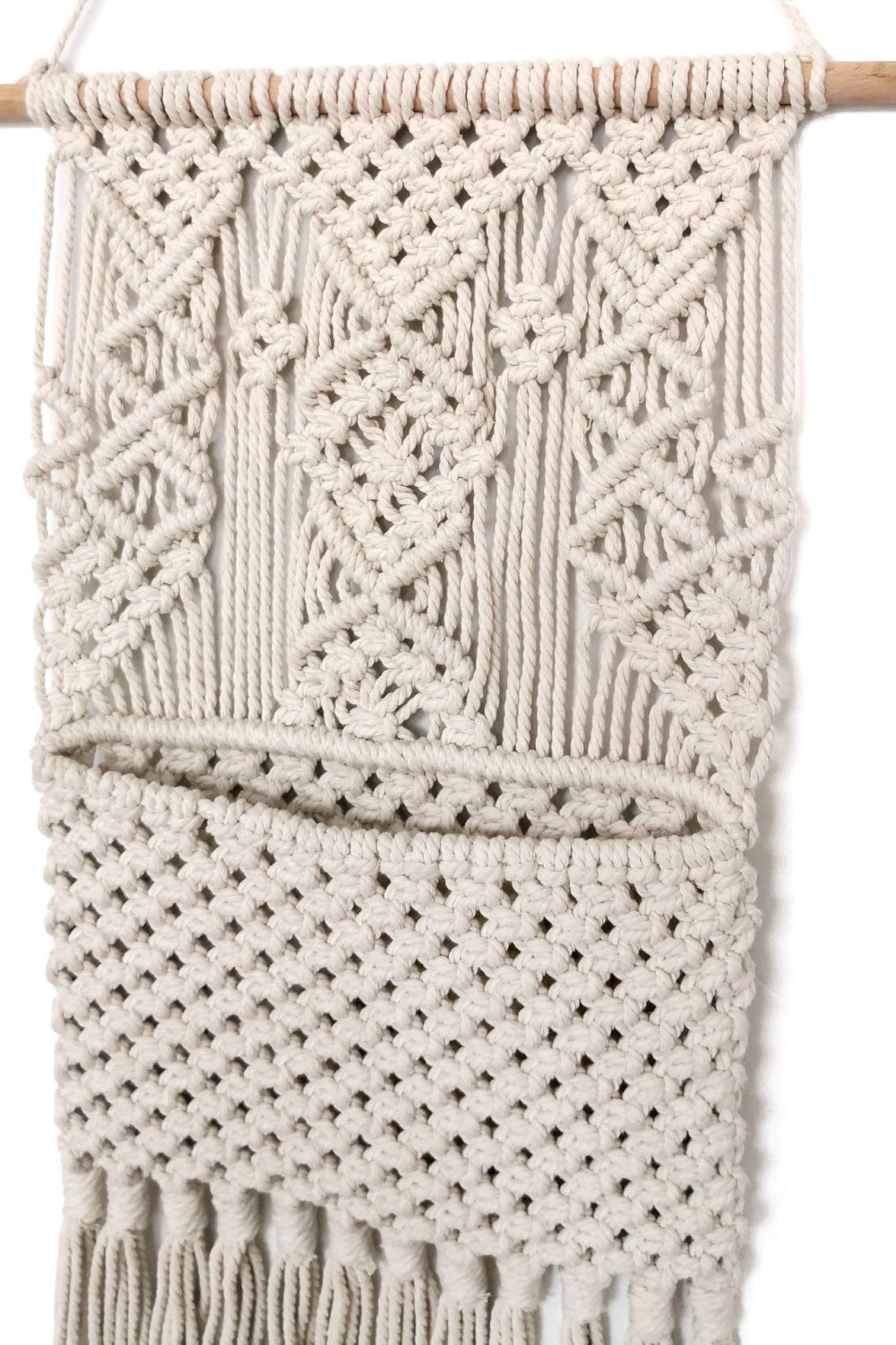 Macrame Storage Pocket Wall Hanging