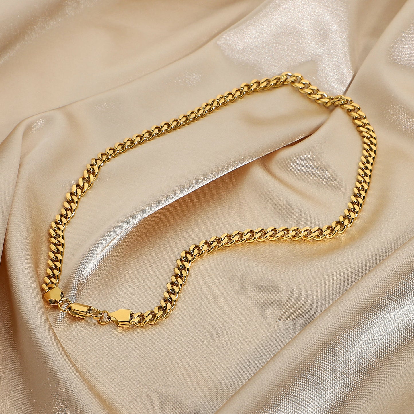 Gold Plated Stainless Steel Necklace