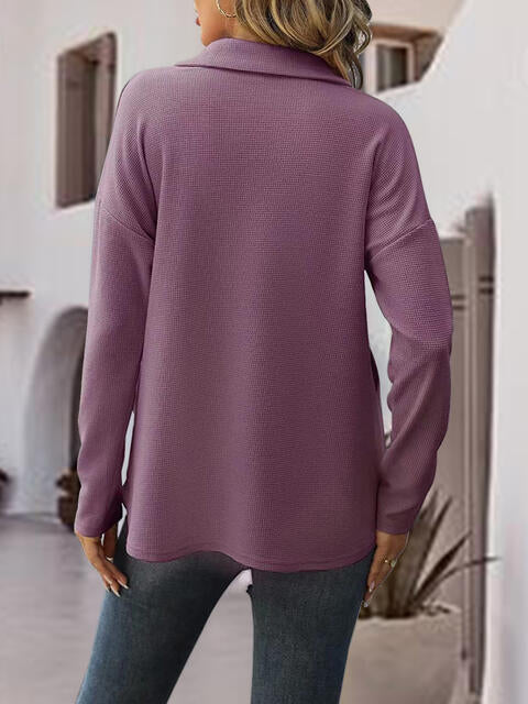 10.3  Half-Zip Drop Shoulder Sweatshirt