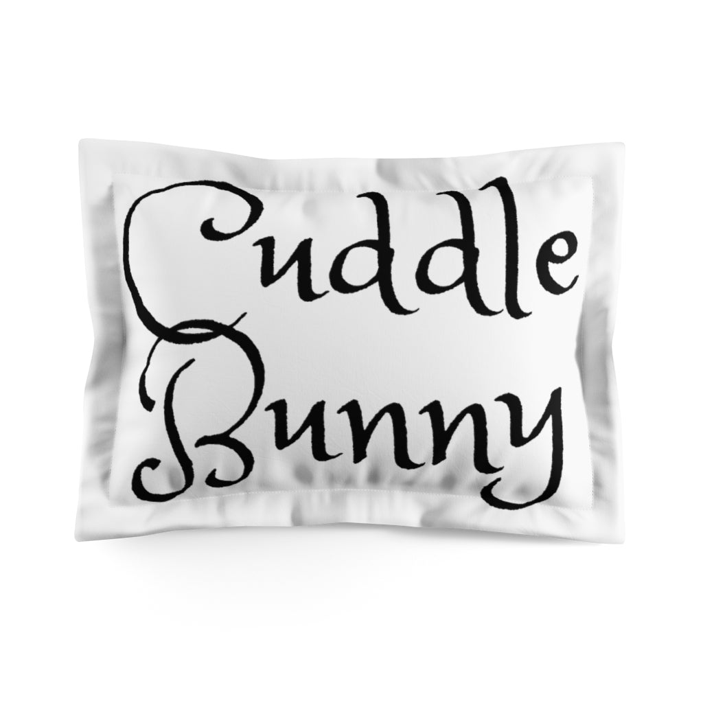 Cuddle Bunny Microfiber Pillow Sham