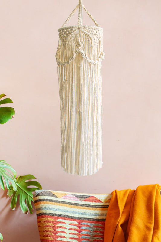 Macrame Hanging Lampshade