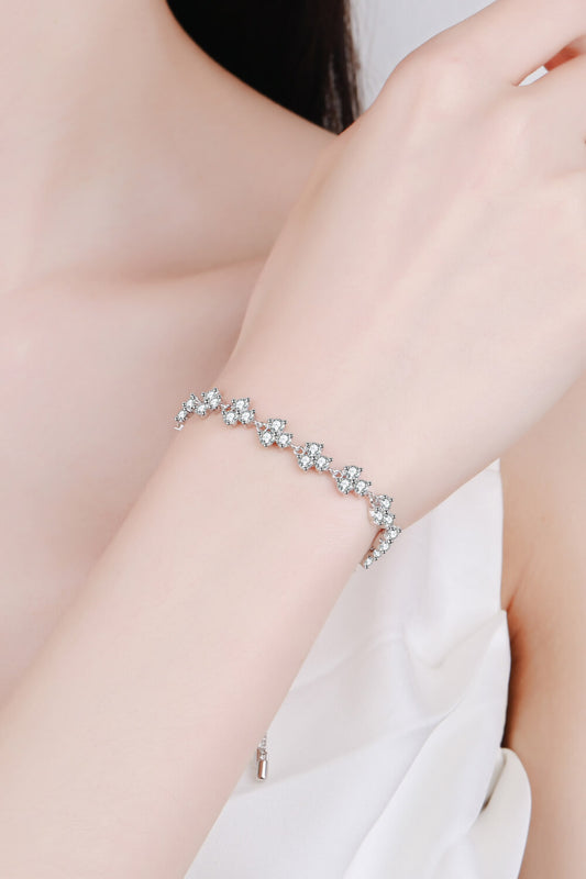 4.2 Carat Adjustable Moissanite Bracelet