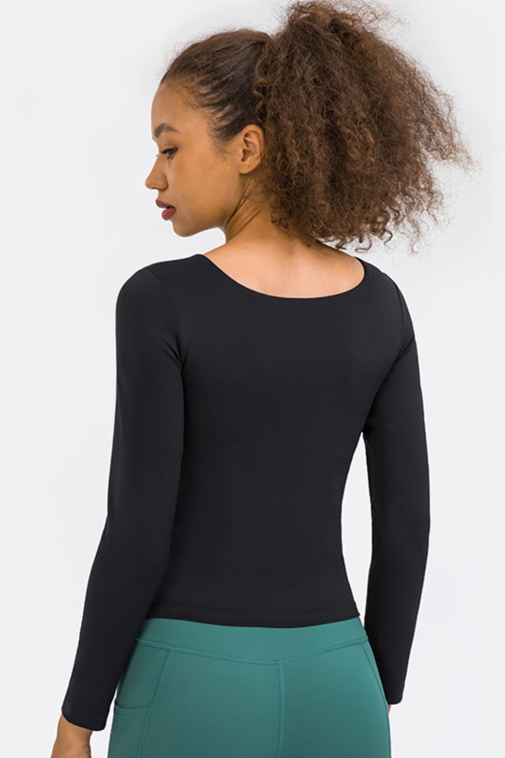 Feel Like Skin Highly Stretchy Long Sleeve Sports Top