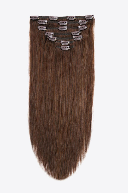 16" 110g Clip-in Hair Extensions Indian Human Hair