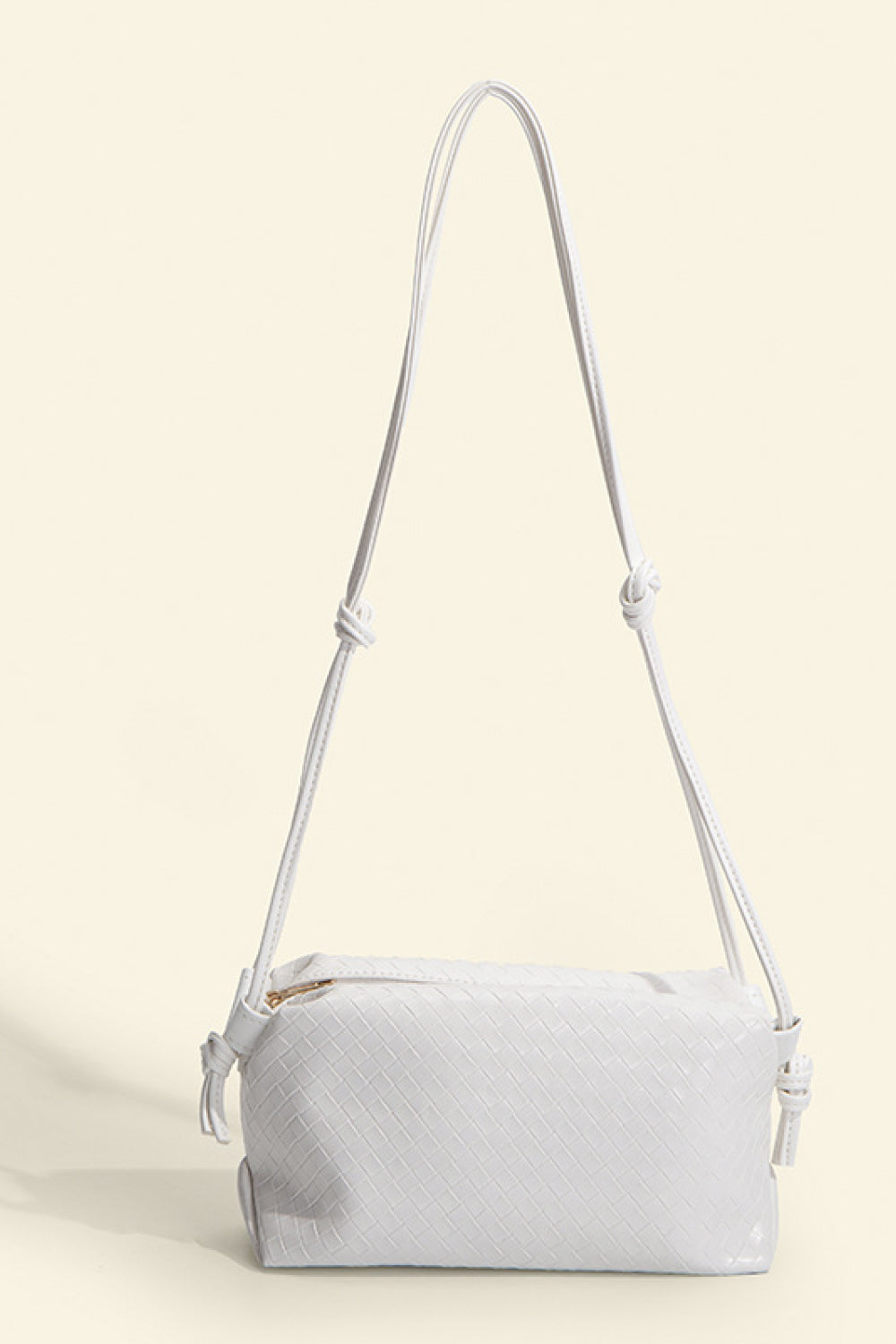 PU Leather Knot Detail Shoulder Bag