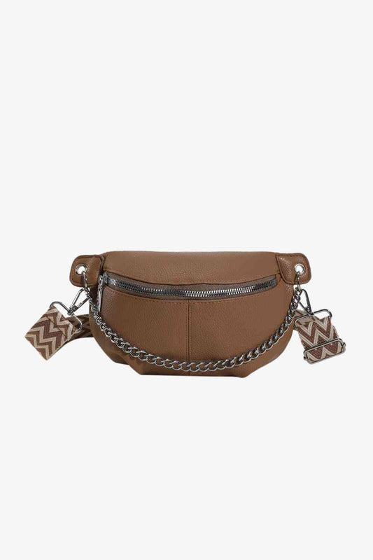 PU Leather Sling Bag