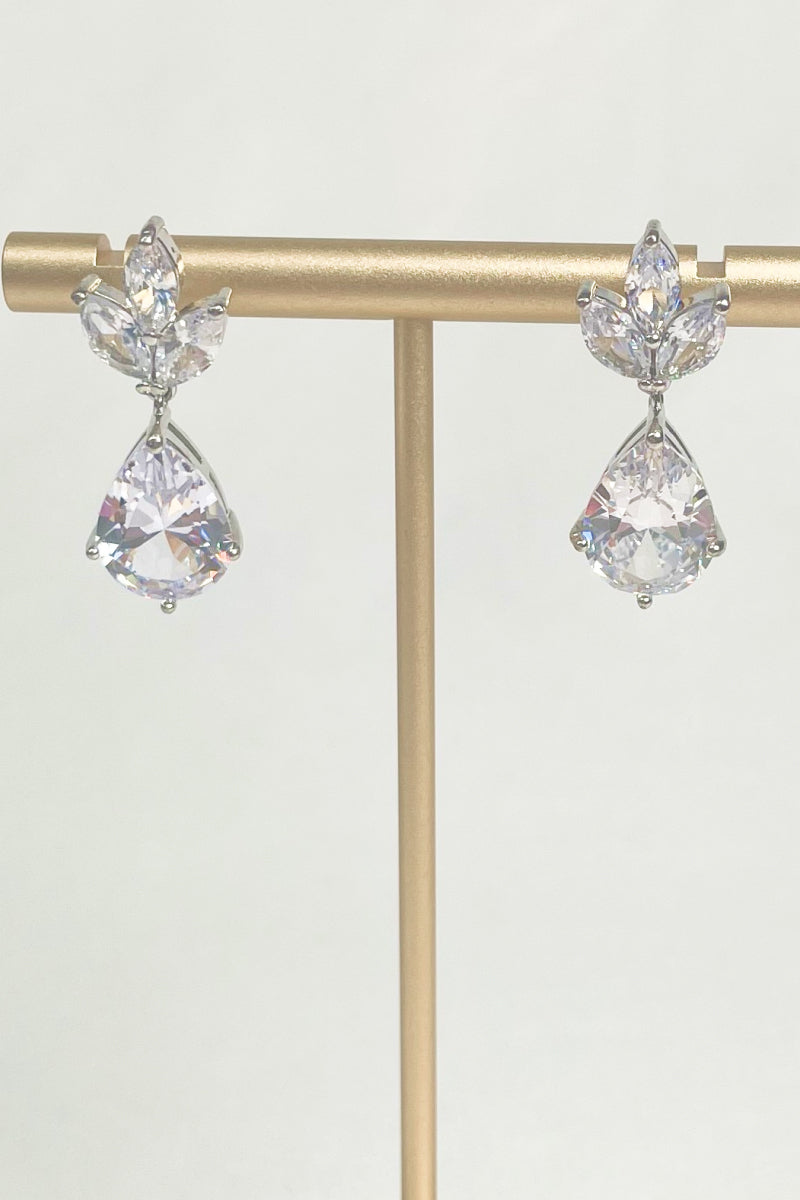 Zirconia Stone Drop Earrings