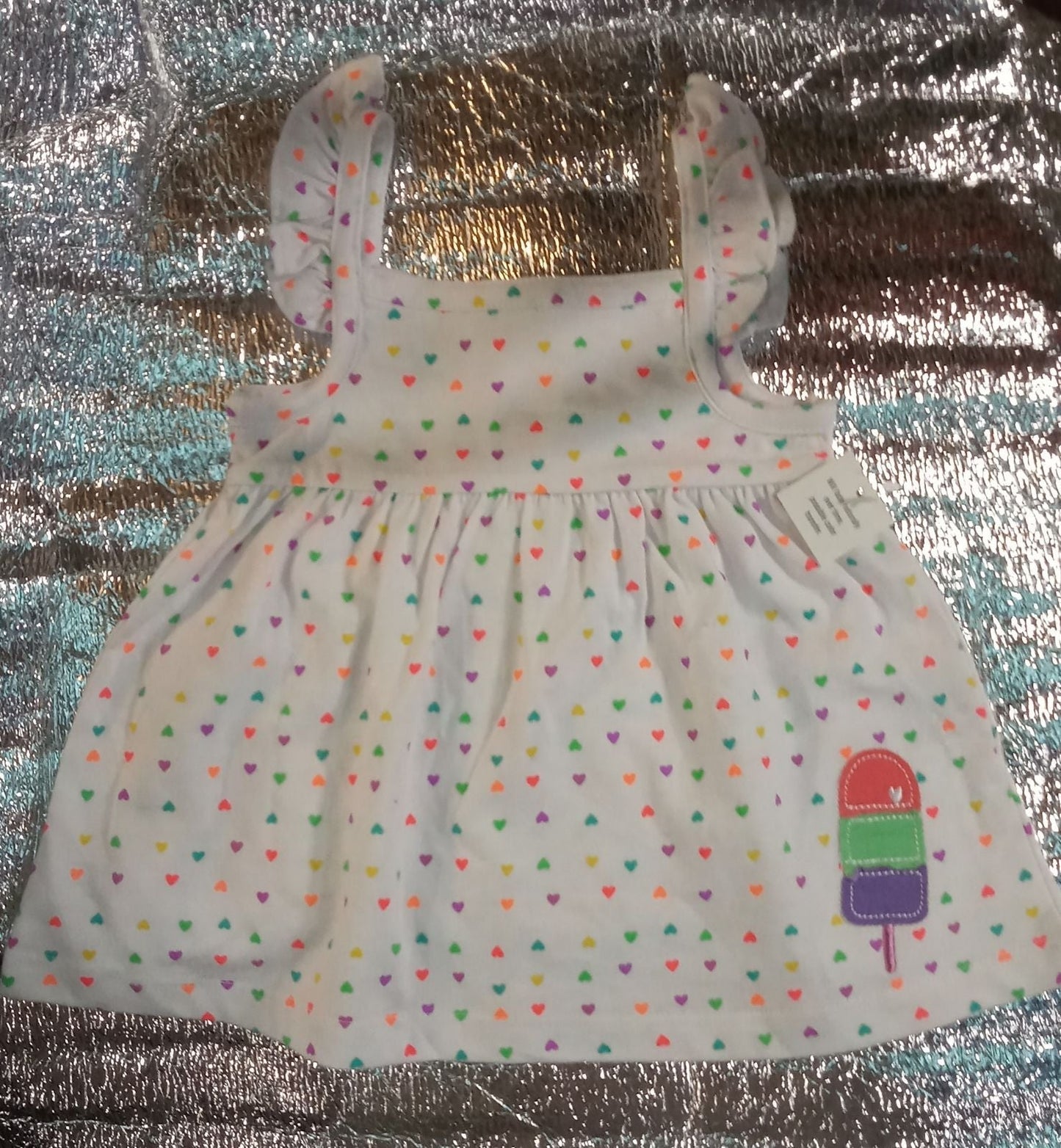 NWOT Cute Little Girls Dress - Sz. 3-6 M