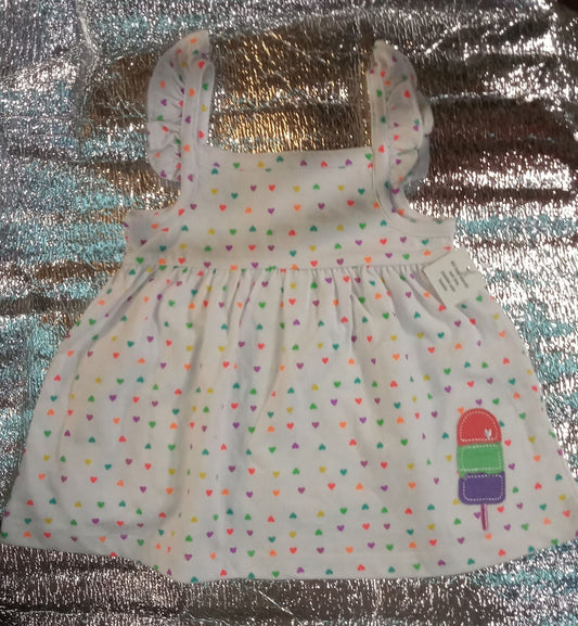 NWOT Cute Little Girls Dress - Sz. 3-6 M