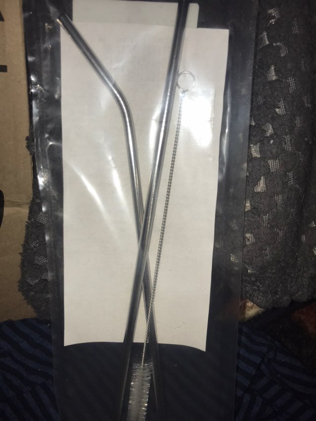 3 PC. Stainless Steel Drinking Straws Sets