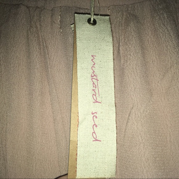 Mustard Seed Leading Lady Blush Flared Pants NWT