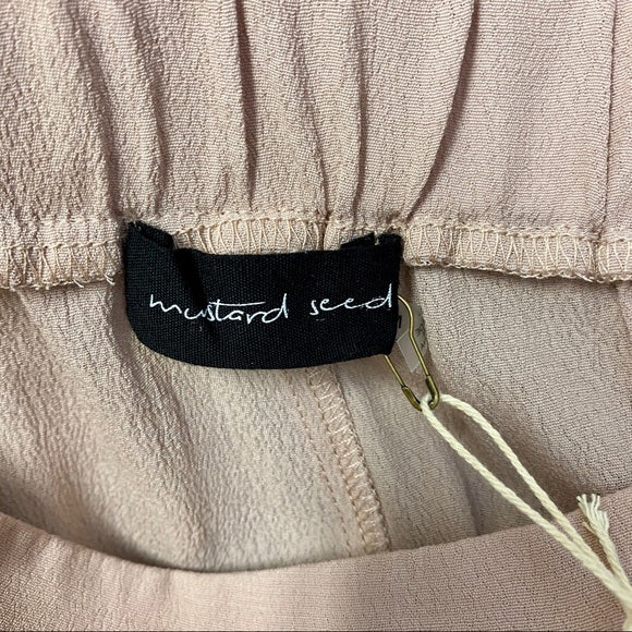 Mustard Seed Leading Lady Blush Flared Pants NWT