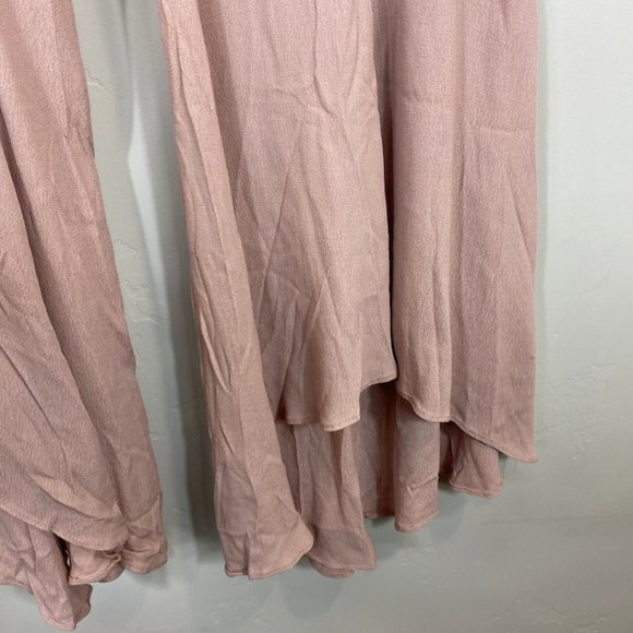 Mustard Seed Leading Lady Blush Flared Pants NWT