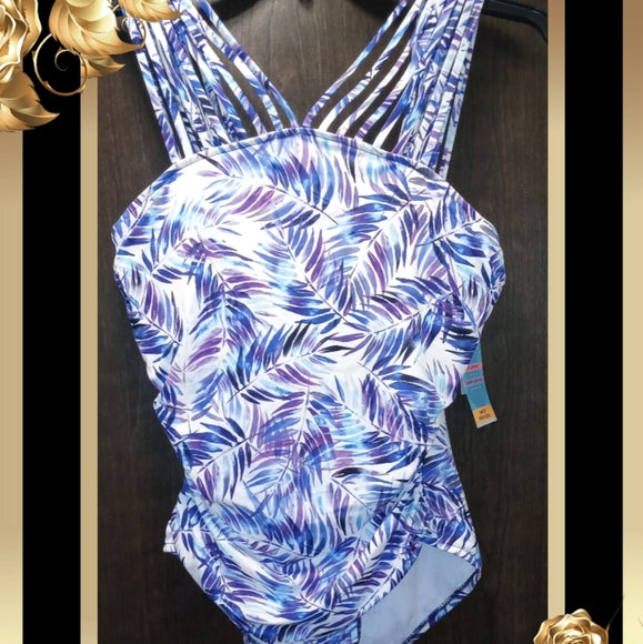 Swim Solutions Strappy One-Piece Swimsuit