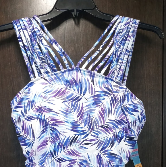 Swim Solutions Strappy One-Piece Swimsuit