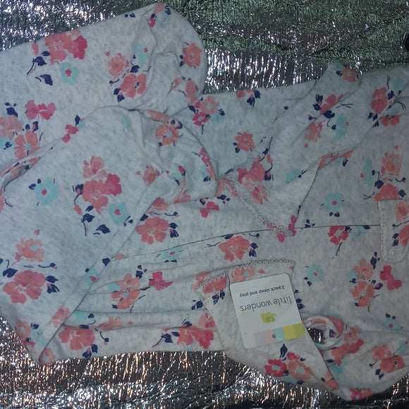 NWT Little One One Piece Sleeper 3-6M