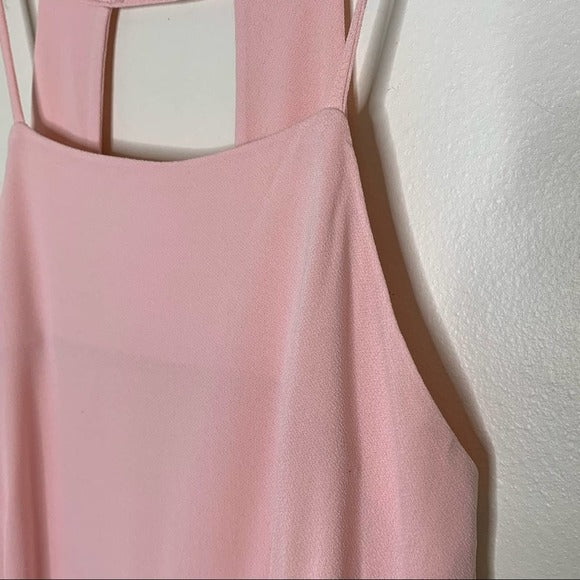 19 Cooper stretchy Pink Sleeveless Fit/Flare Dress - Size M