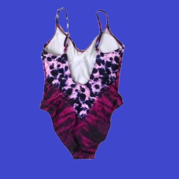 Salt + Cove How Do You Zoo Tie-Dye 1-Piece Fuchsia