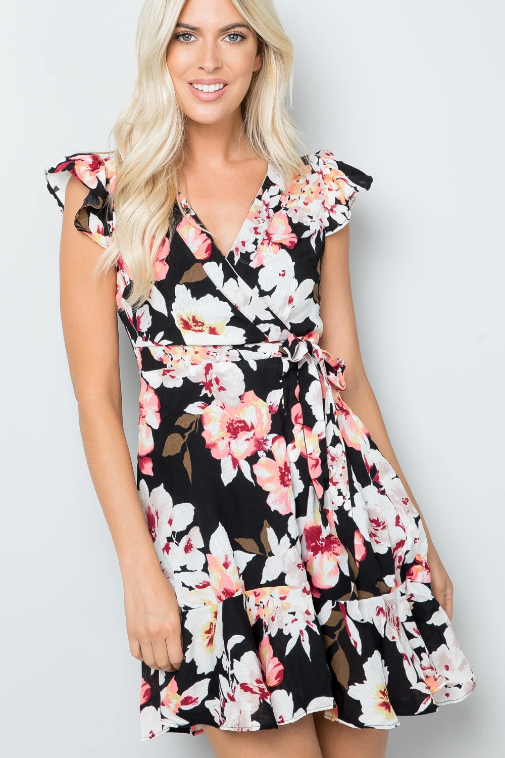 Miami Mini Wrap Dress - Sz. L